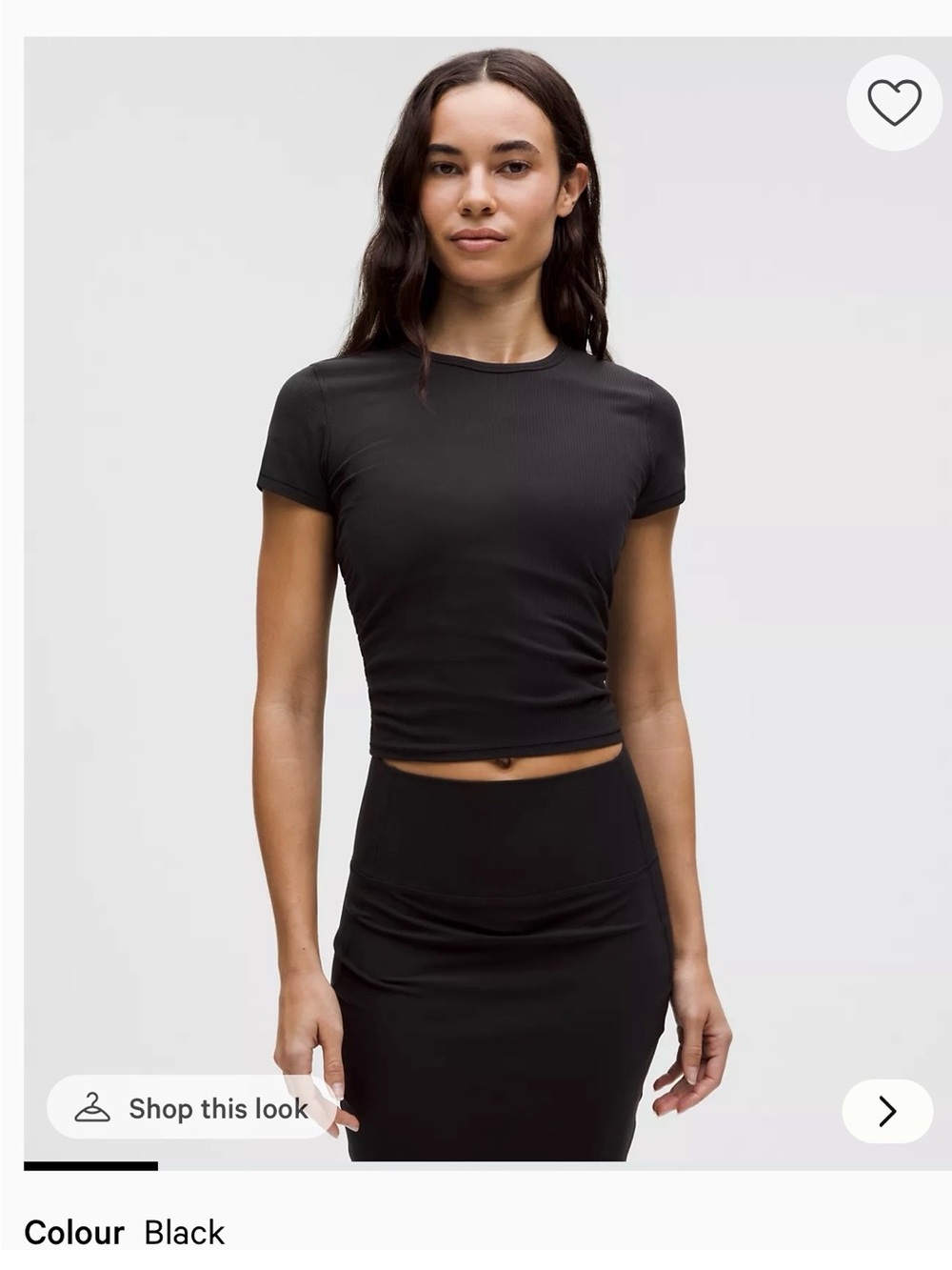 Lululemon All It Takes Ribbed Nulu T-Shirt - like new!